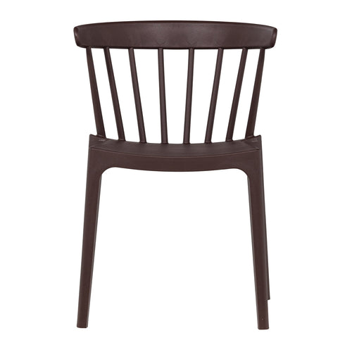 WOOOD tuinstoelen Bliss - Kunststof - Jadegroen - 75x52x53 - Set van 2