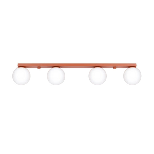 Sollux Lighting Plafondlamp YOLI 4 rode oker - 88x12x14,5cm
