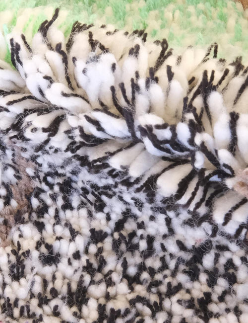 AFK Living vloerkleed Berber - handgemaakt - Wol - 106 x 147 cm - vtwonen shop