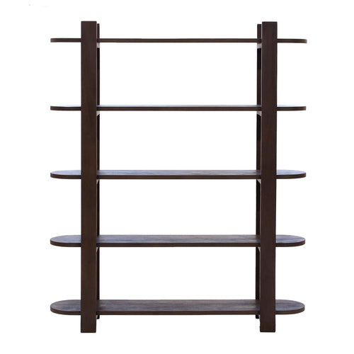 Giga Meubel Wandkast Luuk - Mangohout - Bruin - 160x38x190cm - vtwonen shop