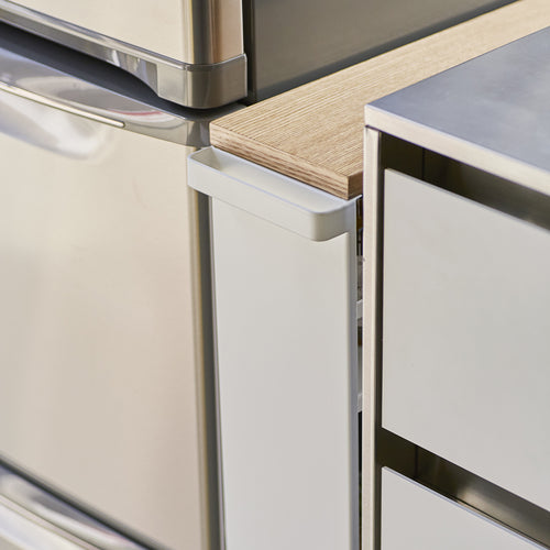 Yamazaki Smalle Trolley voor Keuken of Badkamer - Tower - Wit