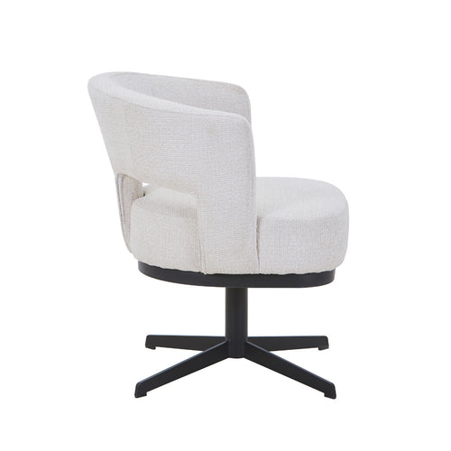 DÉJA Living Eetkamerstoel Léo - Beige - Draaibaar - Set van 2 - vtwonen shop