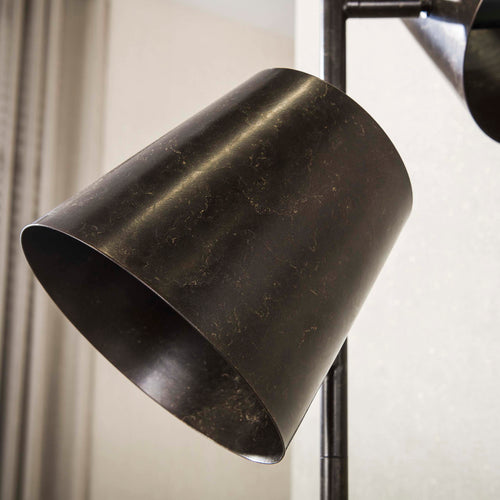 Giga Living Vloerlamp Kinetic - Bruin Metaal - Ø40x165cm