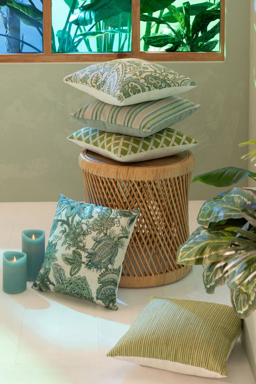 J-Line bijzettafel Cylindrisch - rotan - naturel