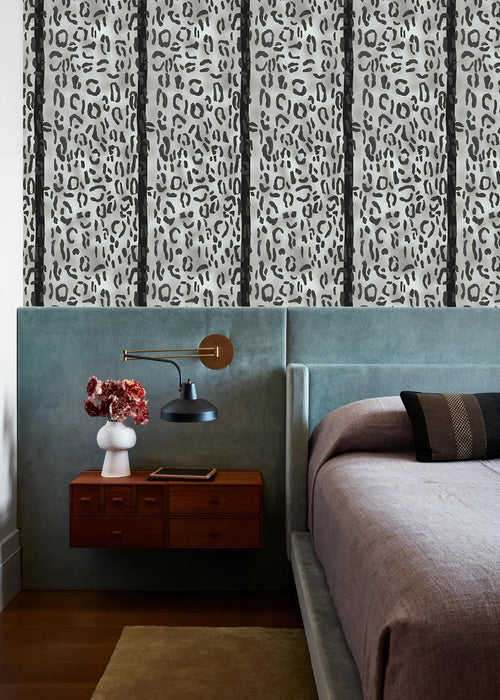 Catchii Behang Leopard print Blue