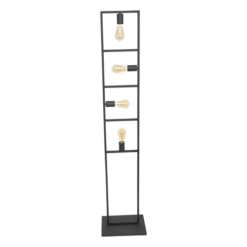 Mexlite vloerlamp racky - 4 lichts - 25x 165 cm - zwart - vtwonen shop