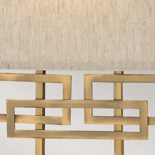 Elstead Lanza - 2 Lichts Binnenwandlamp Geborsteld Brons, E14