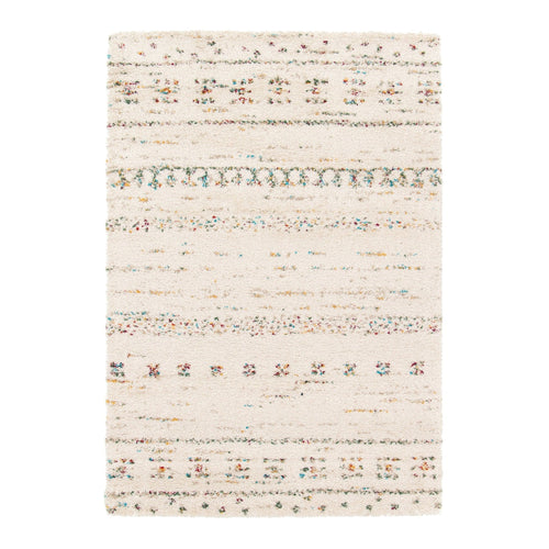 AFK Living vloerkleed  Bloom - shaggy - beige - 120 x 170 cm