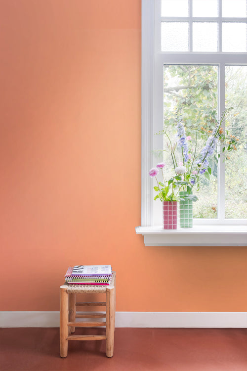 ESTAhome fotobehang kleuroverloop oranje - 2.5 x 2.79 m - 159518 - vtwonen shop