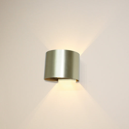Artdelight wandlamp Gyro - 1 lichts - 11.2  x 9.7   cm - goud