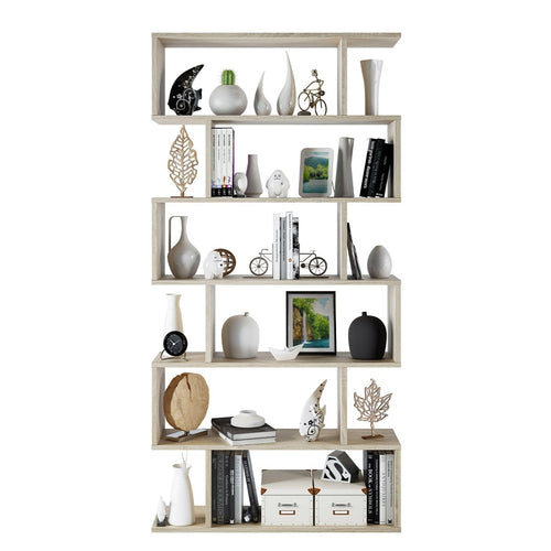 Calicosy - Bücherregal mit 6 Fächern ATHENA - 24x80x192 cm