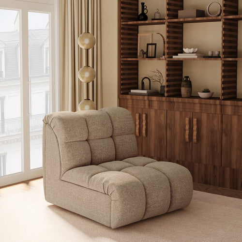 Premium Interiors - Bank SEVEN - bouclé-stof  mol 162cm