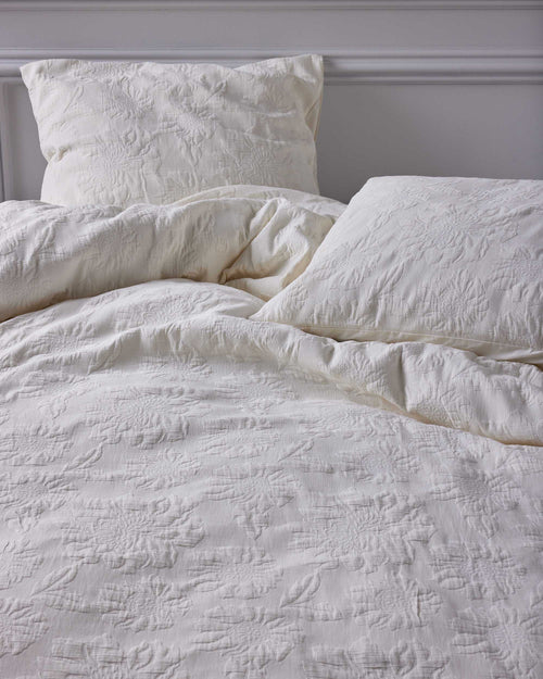 Essenza Philippine dekbedovertrek - Eenpersoons – 140x200/220 cm - Vanille