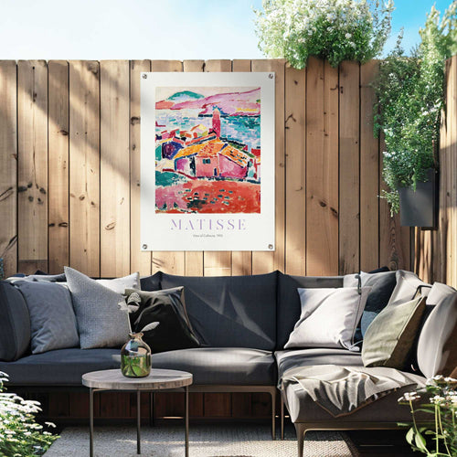 Reinders tuinposter Matisse - Les toits de Collioure - 80x60cm