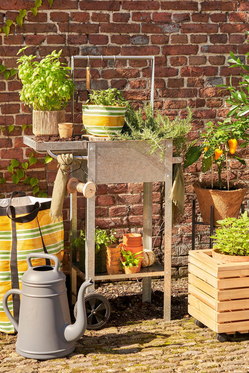 Mica Decorations Ken Kweektafel - L70 x B38 x H127 cm - Verzinkt plaatstaal - vtwonen shop