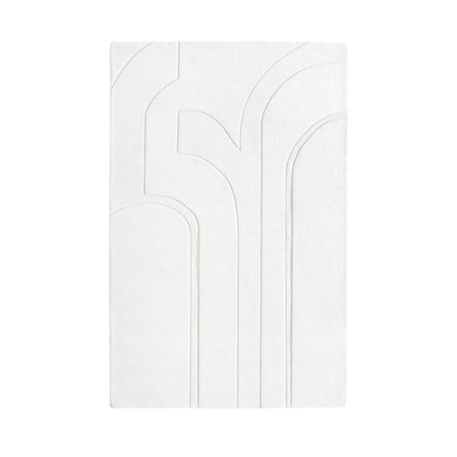 Sia Home - Rechthoekig tapijt JARA - wol gebroken wit 300cm