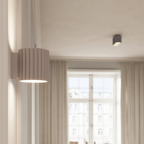 Sollux Lighting Plafondlamp AURA 2 taupe GU10 - 21x10x12cm