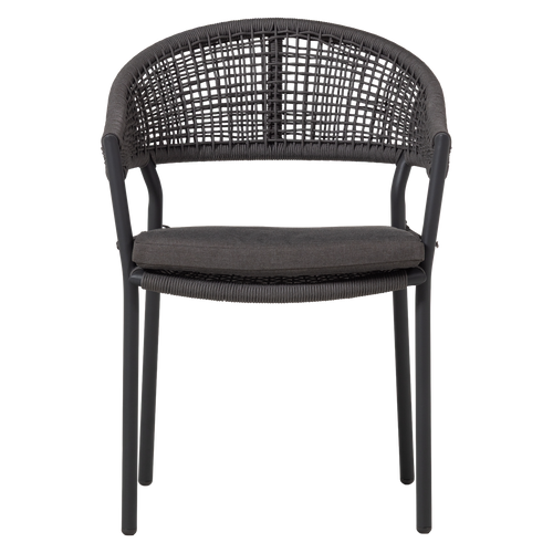 WOOOD tuinstoel Rilo - Aluminium - Bruin - 82x65x58