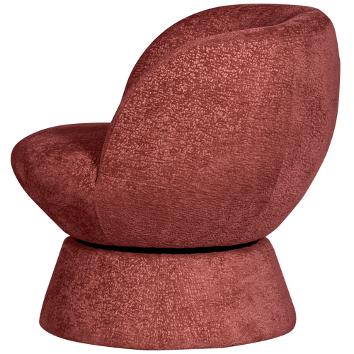 BePureHome draaibare fauteuil Shuffle - Polyester - Ruby - 72x73x71 - vtwonen shop