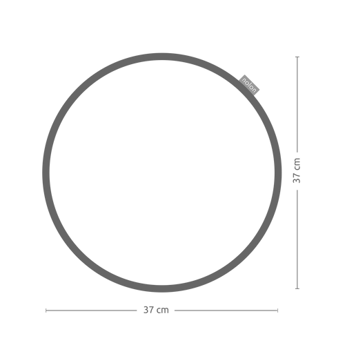 Nolon Lot Rond Stoelkussen Donkergrijs - vtwonen shop
