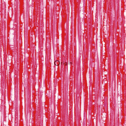 Origin Wallcoverings behang strepen rood en roze - 53 cm x 10,05 m - 347218 - vtwonen shop