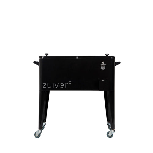 Zuiver Cooler Be Cool Koelbox/ Koelwagen Tuin Zwart - vtwonen shop