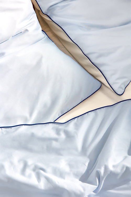 noo.ma OBA Dekbedovertrek - 200x200 cm - Baby Blue - vtwonen shop