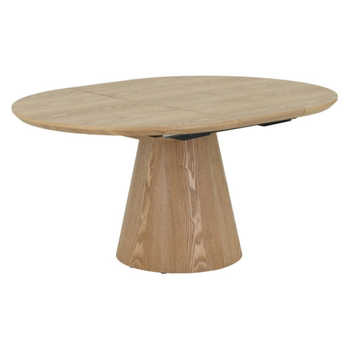 Giga Meubel Eettafel Sivan - Naturel - Uitschuifbaar - Ø120/160cm - vtwonen shop