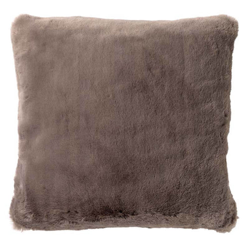 VOORDEELSET - 3-delig - Zaya & Harvey - 2 sierkussens 45x45 cm - 1 plaid 150x200 cm - taupe