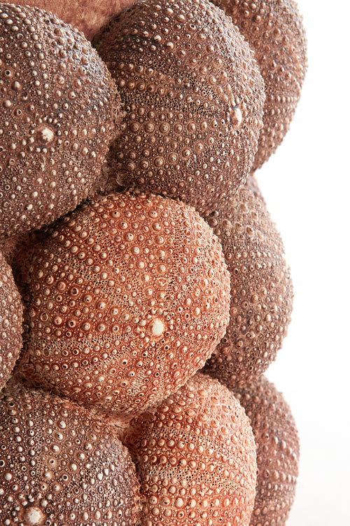 Light & Living vaas SEA URCHIN - Ø20.5x18cm - rood - vtwonen shop