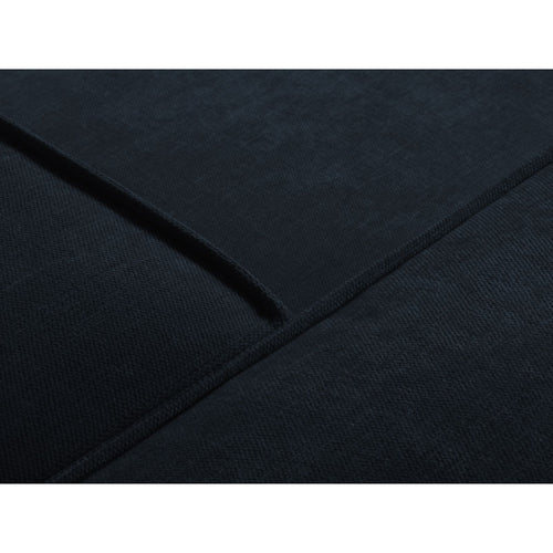 Cosmopolitan Design - Panoramische hoekbank rechts Turin 6-zits, structurele stof donkerblauw - 270x365x68cm