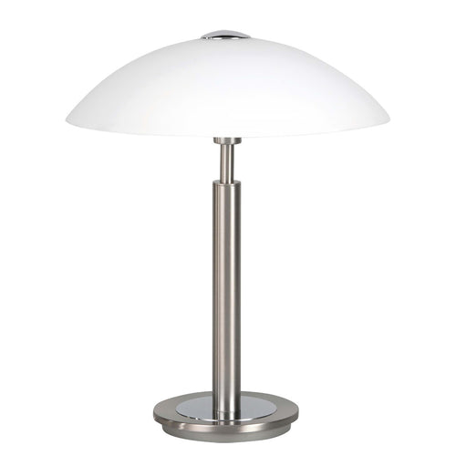 Highlight tafellamp Touch - 1 lichts - 30  x 35   cm - mat-chroom - vtwonen shop