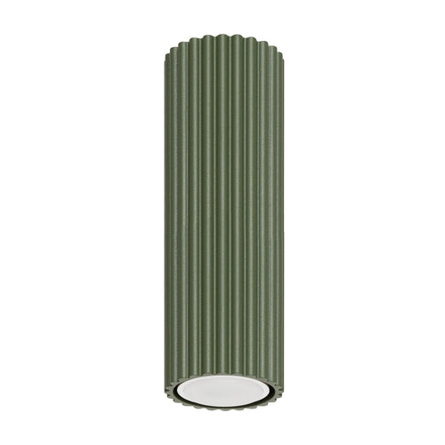 Sollux Lighting Plafondlamp KARBON 20 olijfgroen - 6,5x6,5x20cm