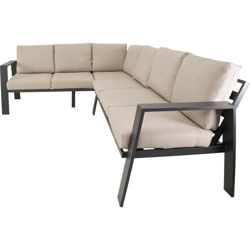 Lesli Living loungebank Estoril - antraciet - 213x86x80,5cm
