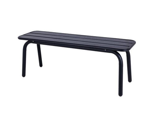 vidaXL Metalen Tuinbank - Welcome - 104 x 52 x 78 cm - Staal - Zwart vidaXL Metalen Tuinbank - Welcome - 104 x 52 x 78 cm - Staal - Zwart
