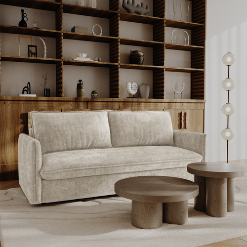Premium Interiors - Express-slaapbank AVA - gewaafd fluweel mol 178cm