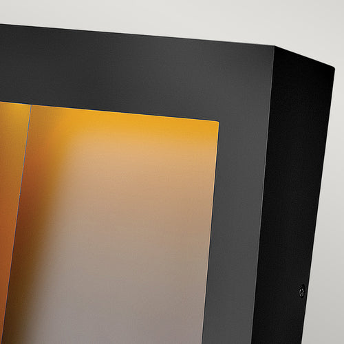 Elstead Hinkley Taper Buiten inbouw wandlamp getextureerd zwart, 3000K, IP44
