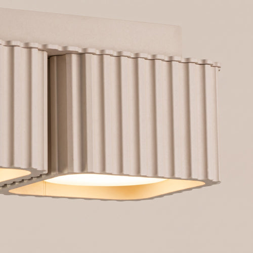 Sollux Lighting Plafondlamp RIFF 2 taupe Gx53 - 20,5x10x8cm