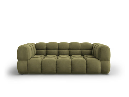 Cosmopolitan Design Bank Sky 3-zits, flueel, lichtgroen - 102x214x70cm
