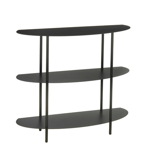Mica Decorations Wandrek – Opbergrek en Metalen Wandrek voor Decoratie Woonkamer – Geschikt voor Planten en Accessoires – Stevig Rek van IJzer – 90 x