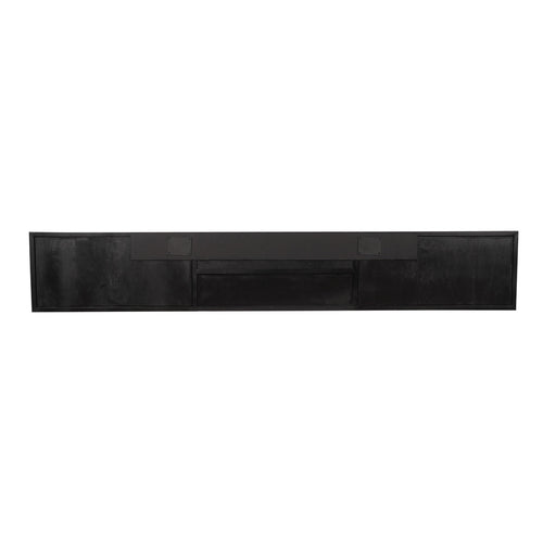 StarFurn Zwevend Tv-meubel New York - Zwart Hout - 240x35x33cm