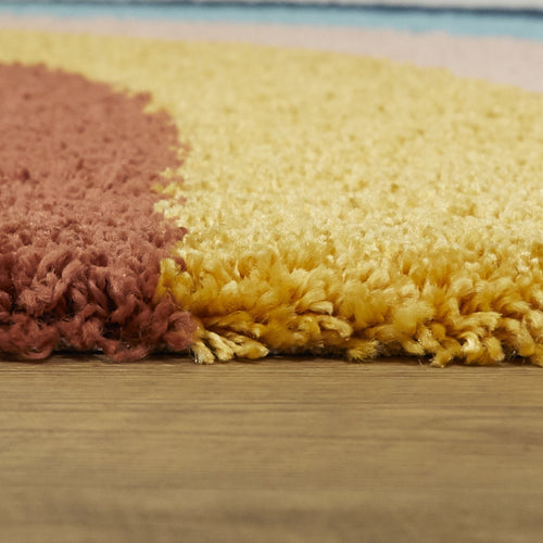 AFK Living vloerkleed Colors - voor kinderen - veelkleurig - 120 x 120 cm