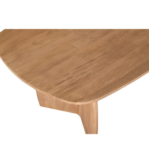 DÉJA Living Eettafel Majada - Deens Ovaal Naturel Mangohout - 200x100x76cm - vtwonen shop