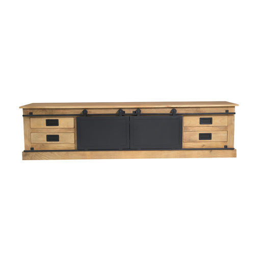Starfurn Tv-meubel Fresno - Naturel Hout - 200x45x50cm
