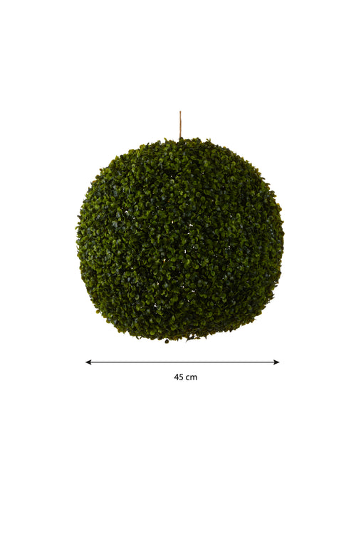 Mica Decorations Buxus Bol Kunstplant voor Buiten Hangend - Ø45 cm - Groen