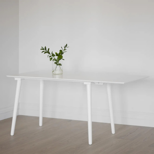 Rowico Home Lotta verlengbare houten eettafel wit - 120 x 80 cm - vtwonen shop