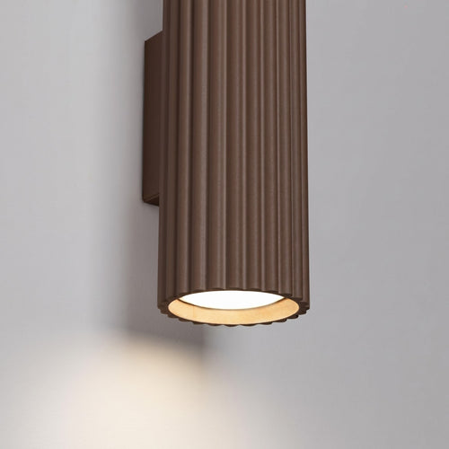 Sollux Lighting Wandlamp KARBON 20 bruin - 6,5x8,5x20cm