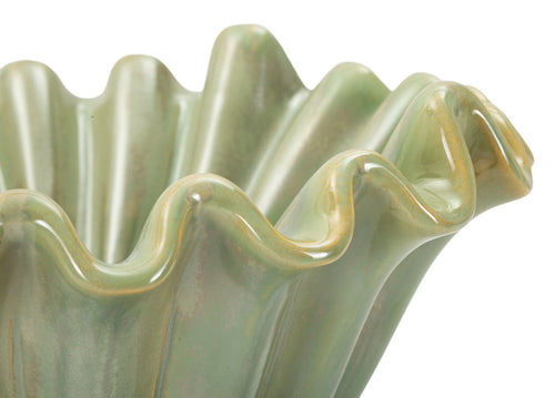 Mauro Ferretti schaal - Ø 33x14,5 cm - groen