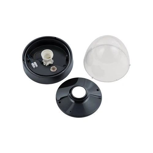 Nowodvorski buitenlamp Nook - 1 lichts - 18  x 15.5   cm - zwart - vtwonen shop