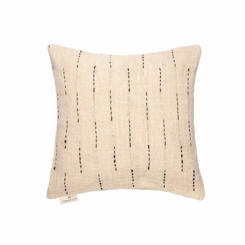 Originalhome Kussen gerecycled katoen met stippen zwart - 50x50 cm